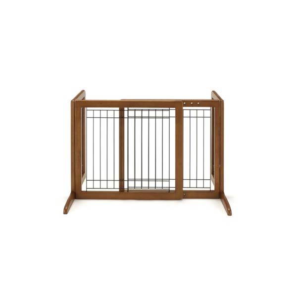 Richell Freestanding Pet Gate Small Autumn Matte 26.4" 40.2" x 17.7