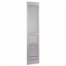 Ideal Pet Products Vinyl Modular Pet Patio Door Extra Large White 2.5" x 17.25" x 80"