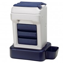 Bergan K-9 Cafe Tray Pack Gray/Navy Blue 26" x 23.25" x 15" - BER-11713