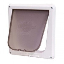 PetSafe Four Way Cat Flap Door White 8.25" x 7.5" x 2.75"