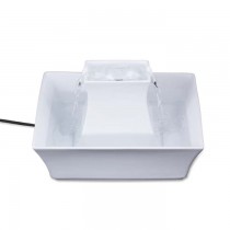 PetSafe Drinkwell Ceramic Pagoda Pet Fountain 70 oz. White
