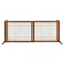 Richell Freestanding Pet Gate HL Autumn Matte 39.4" - 70.9" x 23.6" x 27.6" - R94147