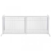 Richell Freestanding Pet Gate HL White 39.4" - 70.9" x 23.6" x 27.6" - R94159