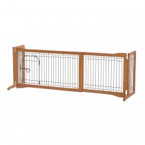 Richell Pet Sitter Freestanding Pet Gate Plus Autumn Matte 38.2"-59.8" x 18.5" x 20.9"